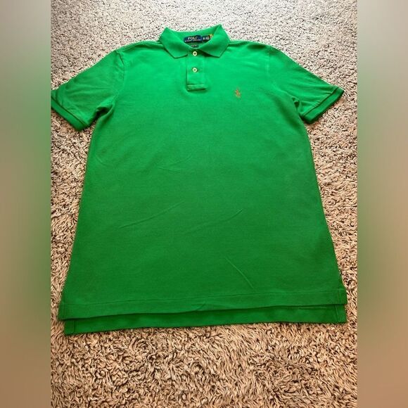 Polo Ralph Lauren XS Unisex Classic Fit Solid Cotton Mesh Polo Shirt - Picture 2 of 11